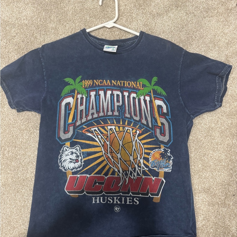 Vintage Blue NCAA Champions Tee